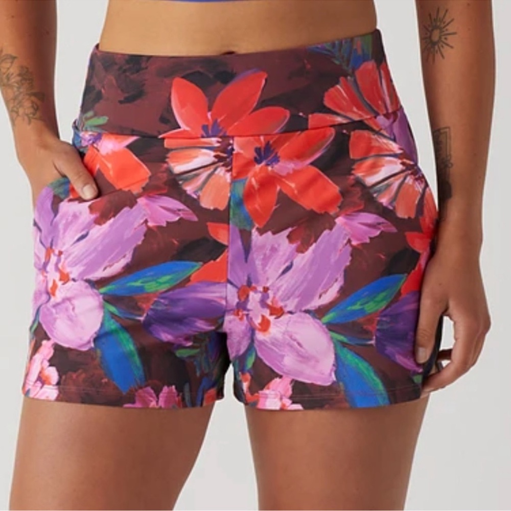 AKHG Women's Floral Swim short Lost Lake 5" shorts